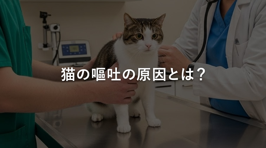 猫の嘔吐の原因とは？